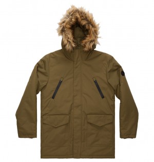 DC Shoes Bamberg - Wody-Resistant Parka Zielone | 49286ACGW