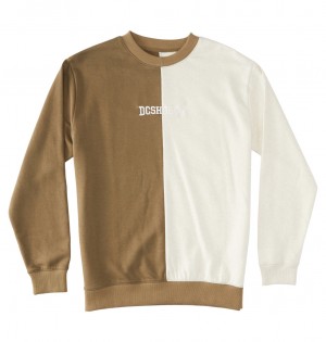 DC Shoes Baseline - Sweatshirt Capers / Oat Heather | 32061UQNL