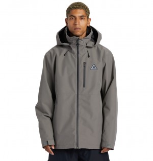 DC Shoes Basis 30K - Technical Snow Jacket Pewter | 01493WDPY