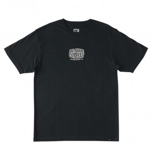 DC Shoes Bulgy - T-Shirt Czarne | 02479FCEZ