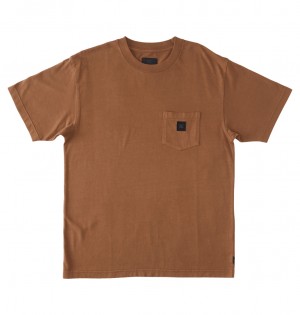 DC Shoes DC 1994 - Krótkie Sleeve T-Shirt Bison Garment Dye | 72536JNUS