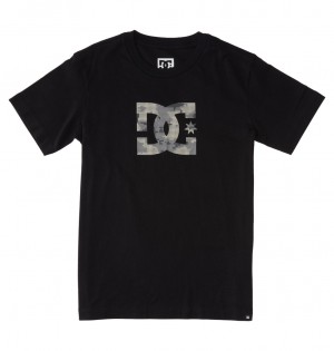 DC Shoes DC Star Fill - Krótkie Sleeve T-Shirt 8-16 Czarne | 06857AYGR