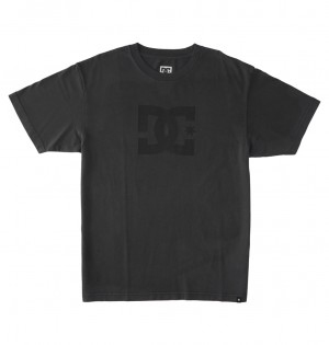 DC Shoes DC Star Pigment Dye - T-Shirt Czarne Niebieskie | 89536AZQP