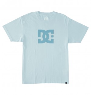 DC Shoes DC Star Pigment Dye - T-Shirt Niebieskie | 10473YGNI