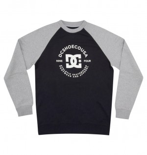 DC Shoes DC Star Pilot - Sweatshirt Czarne Szare | 09654CZBH