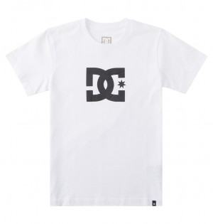 DC Shoes DC Star - Krótkie Sleeve T-Shirt 8-16 Białe | 30591WSTD