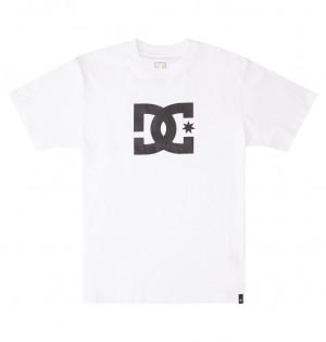 DC Shoes DC Star - T-Shirt Białe | 38965BXVW