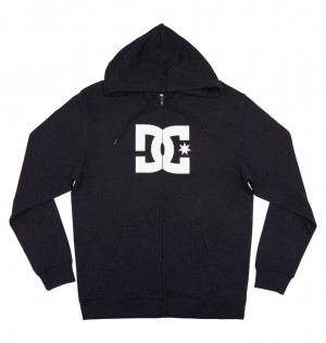 DC Shoes DC Star - Zip-Up Hoodie Czarne | 28731OITY