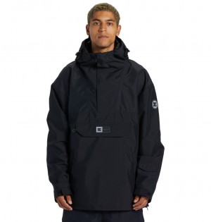 DC Shoes Dc-43 - Technical Anorak Snow Jacket Czarne | 52903FZBL