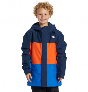 DC Shoes Defy - Technical Snow Jacket 8-16 Dress Blues | 21437DXHS