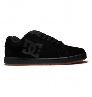 DC Shoes Gaveler - Skórzane Shoes Czarne | 60357OMNQ