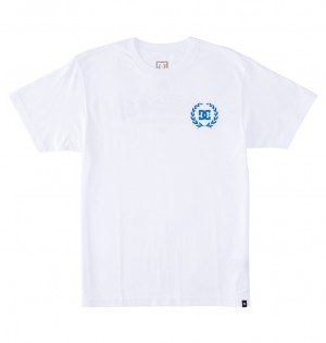 DC Shoes Lifes Changing - T-Shirt Białe | 64710QWML