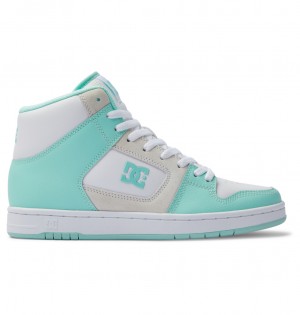 DC Shoes Manteca 4 Hi - High-Top Skórzane Shoes Mięta | 75604NZYV