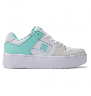 DC Shoes Manteca 4 Platformie - Flatform Shoes Mięta | 15732IXHY