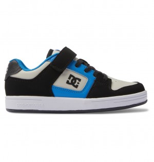 DC Shoes Manteca 4 V - Shoes Czarne Niebieskie Szare | 63957HUDL