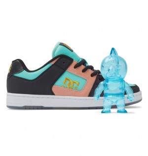 DC Shoes Manteca 4 atmos - Shoes Czarne Różowe Turkusowe | 48962TXEI