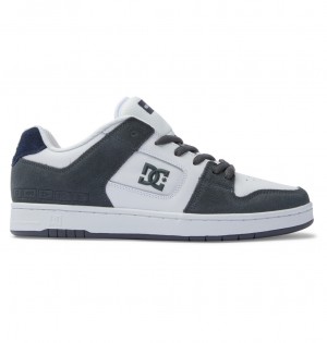 DC Shoes Manteca S - Skórzane Skate Shoes Czarne | 58032LQTO