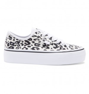 DC Shoes Manual Platformie - Flatform Shoes Cheetah Print | 72614VHQE