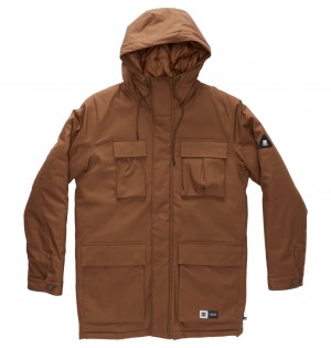 DC Shoes Maybury - Zakapturzony Parka Bison | 40318AZKI