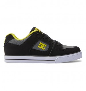 DC Shoes Pure Elastic - Shoes 8-16 Czarne Zielone | 65248BLND