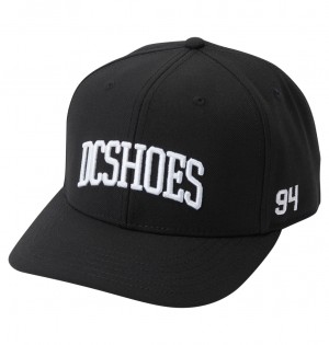 DC Shoes Semi-Pro - Snapback Cap Czarne | 79560ZSLV