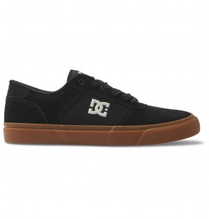 DC Shoes Teknic - Skórzane Shoes Czarne | 19835LCPK