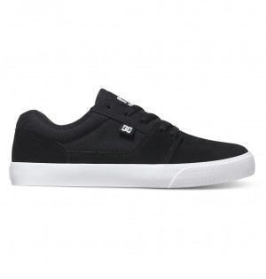 DC Shoes Tonik - Skórzane Shoes Czarne Białe Czarne | 46037BOQD