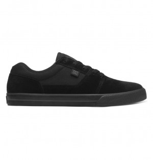 DC Shoes Tonik - Skórzane Shoes Czarne Czarne | 17829FKLD