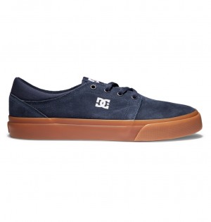 DC Shoes Trase - Zamszowe Shoes Granatowe | 60859VWLG