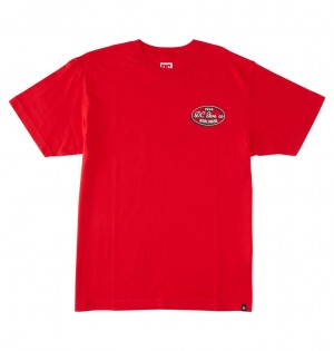 DC Shoes Truckin - T-Shirt Czerwone | 16529PHLR