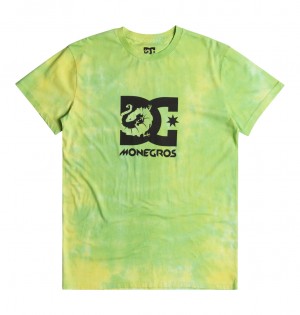 DC Shoes x Monegros - T-Shirt Zielone | 49610THMS