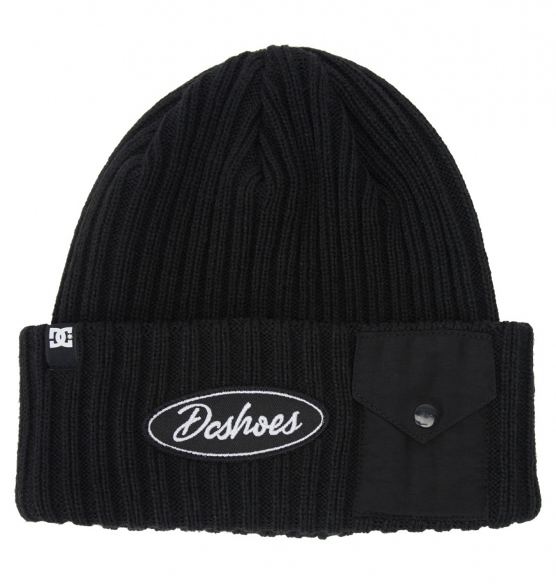 DC Shoes Arsenal - Beanie Czarne | 12380BFZO