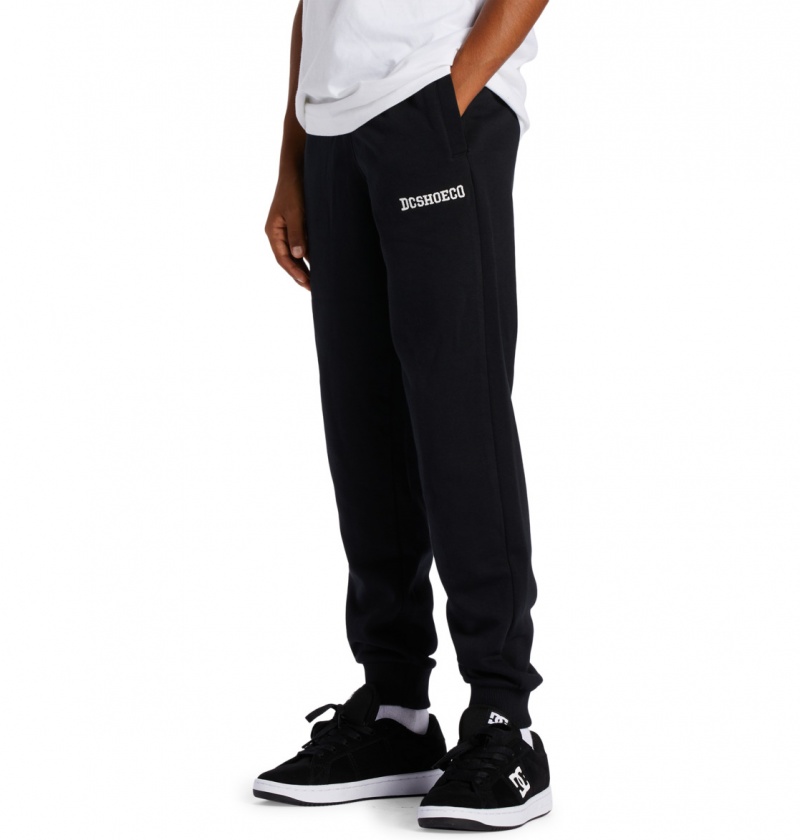 DC Shoes Baseline Boy - Joggers 10-16 Czarne | 85042ADSE