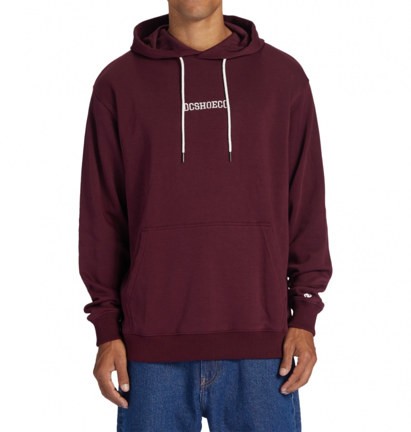 DC Shoes Baseline Ph - Hoodie Windsor Wine | 91403DIJY