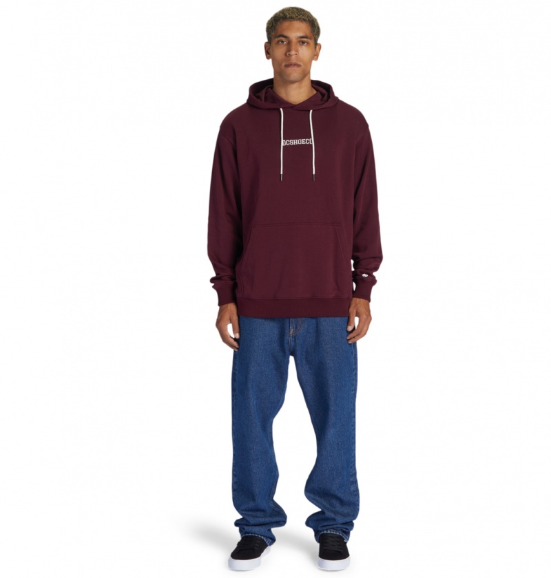 DC Shoes Baseline Ph - Hoodie Windsor Wine | 91403DIJY