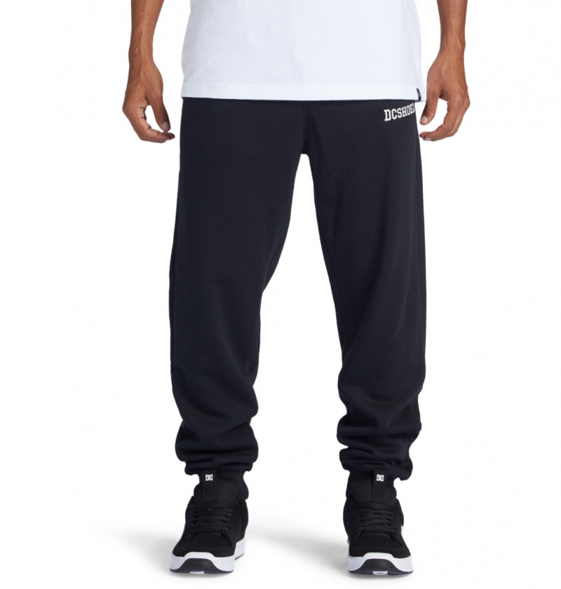 DC Shoes Baseline - Joggers Czarne | 71648FCQV