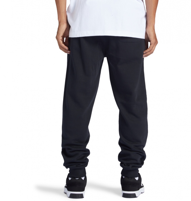 DC Shoes Baseline - Joggers Czarne | 71648FCQV