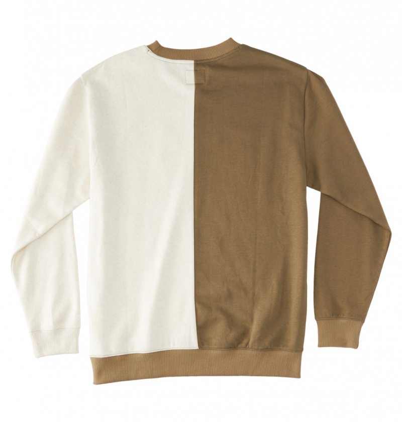 DC Shoes Baseline - Sweatshirt Capers / Oat Heather | 32061UQNL