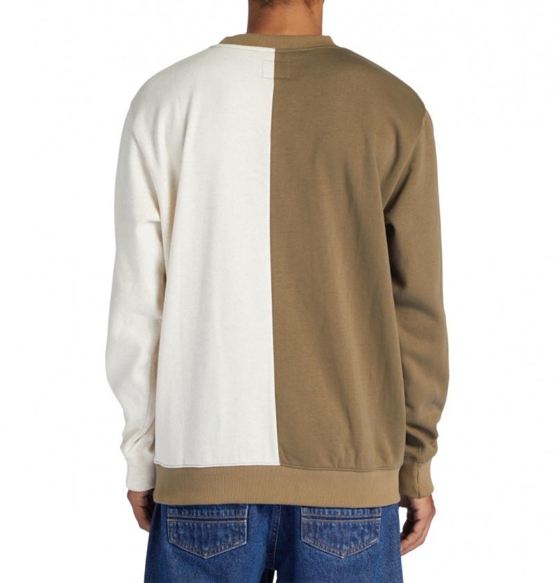 DC Shoes Baseline - Sweatshirt Capers / Oat Heather | 32061UQNL