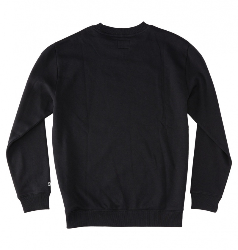 DC Shoes Baseline - Sweatshirt Czarne | 30419IWXY