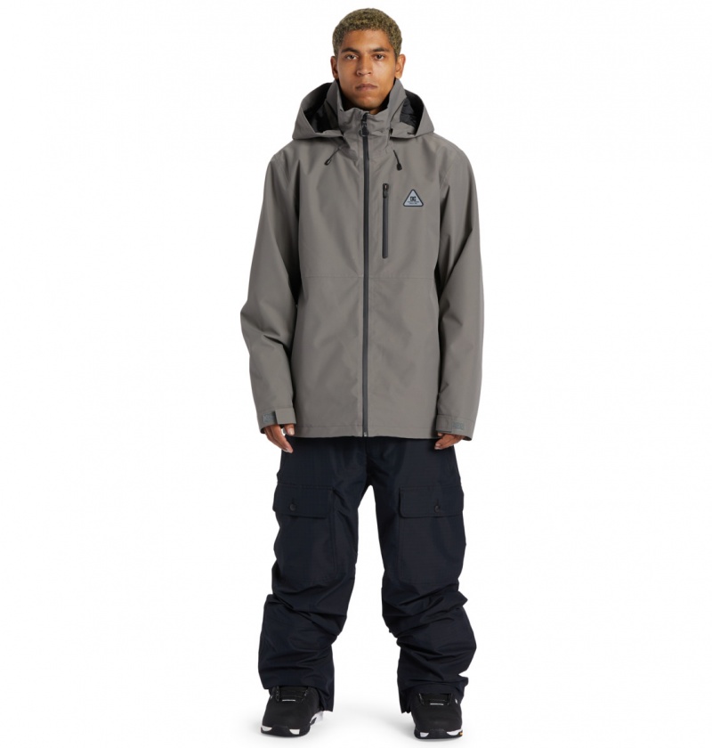 DC Shoes Basis 30K - Technical Snow Jacket Pewter | 01493WDPY