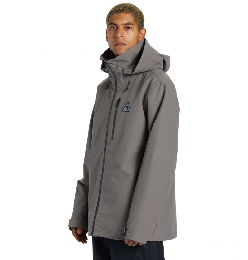 DC Shoes Basis 30K - Technical Snow Jacket Pewter | 01493WDPY