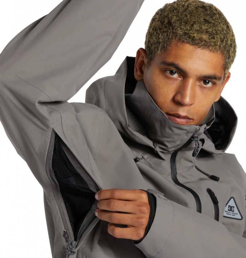 DC Shoes Basis 30K - Technical Snow Jacket Pewter | 01493WDPY