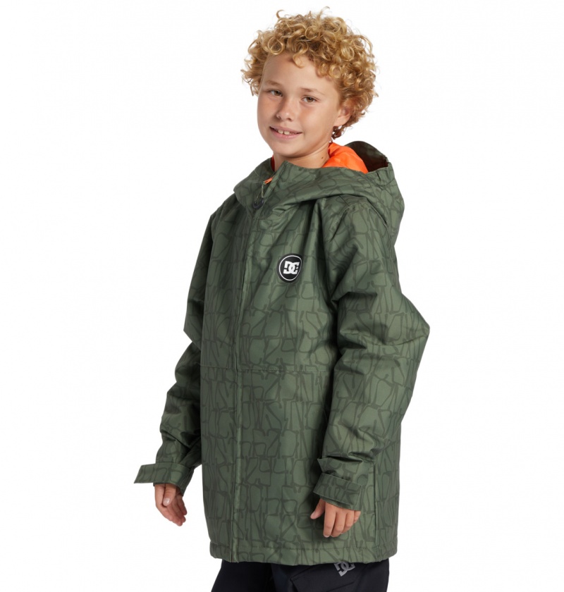 DC Shoes Basis Print - Technical Snow Jacket 8-16 Standards | 56401JNXZ