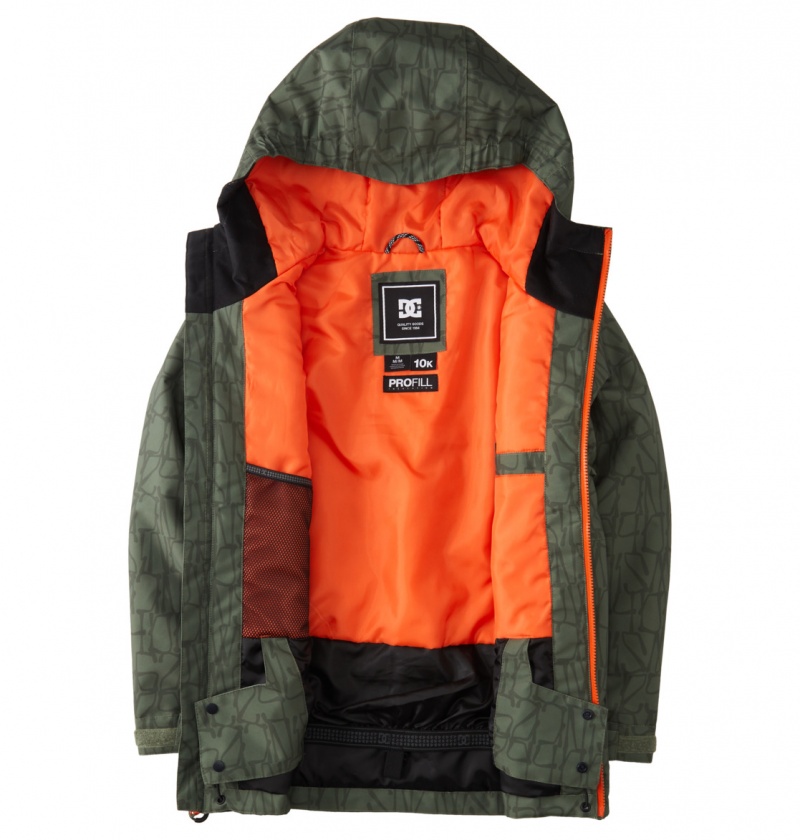 DC Shoes Basis Print - Technical Snow Jacket 8-16 Standards | 56401JNXZ