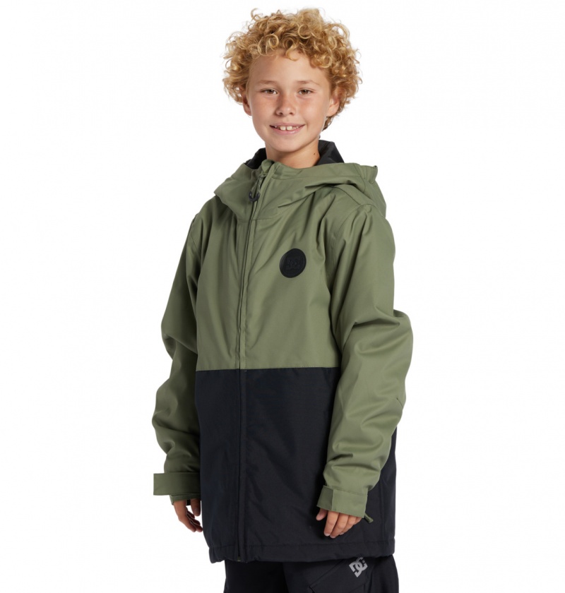 DC Shoes Basis - Technical Snow Jacket 8-16 Four Leaf Clover | 92156QYNJ