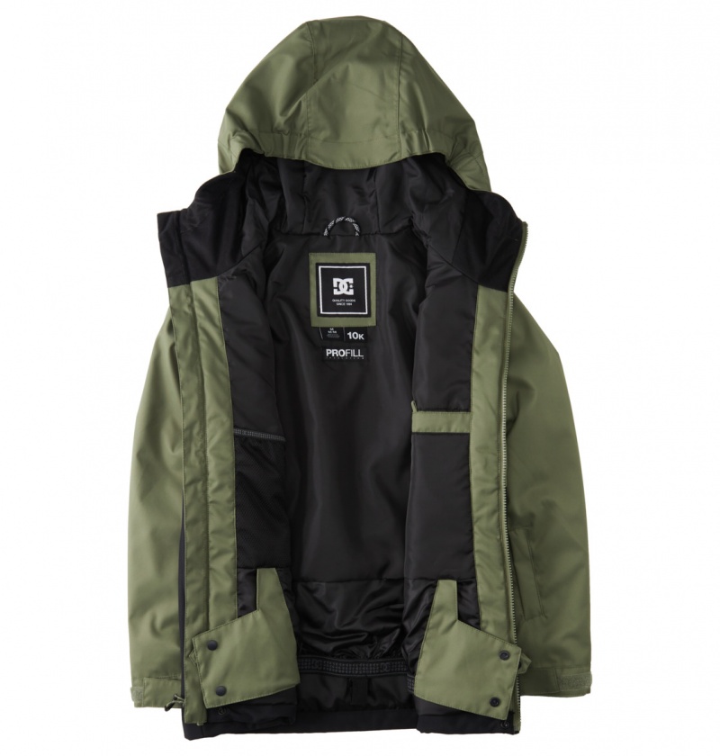 DC Shoes Basis - Technical Snow Jacket 8-16 Four Leaf Clover | 92156QYNJ