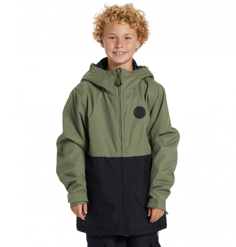 DC Shoes Basis - Technical Snow Jacket 8-16 Four Leaf Clover | 92156QYNJ