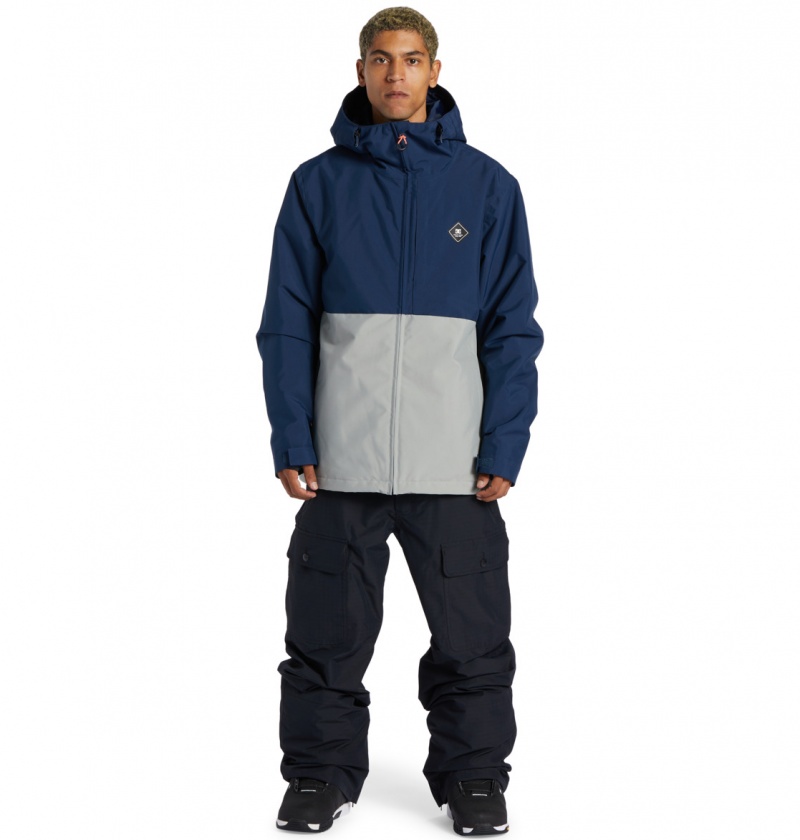 DC Shoes Basis - Technical Snow Jacket Dress Blues | 03975WTCL