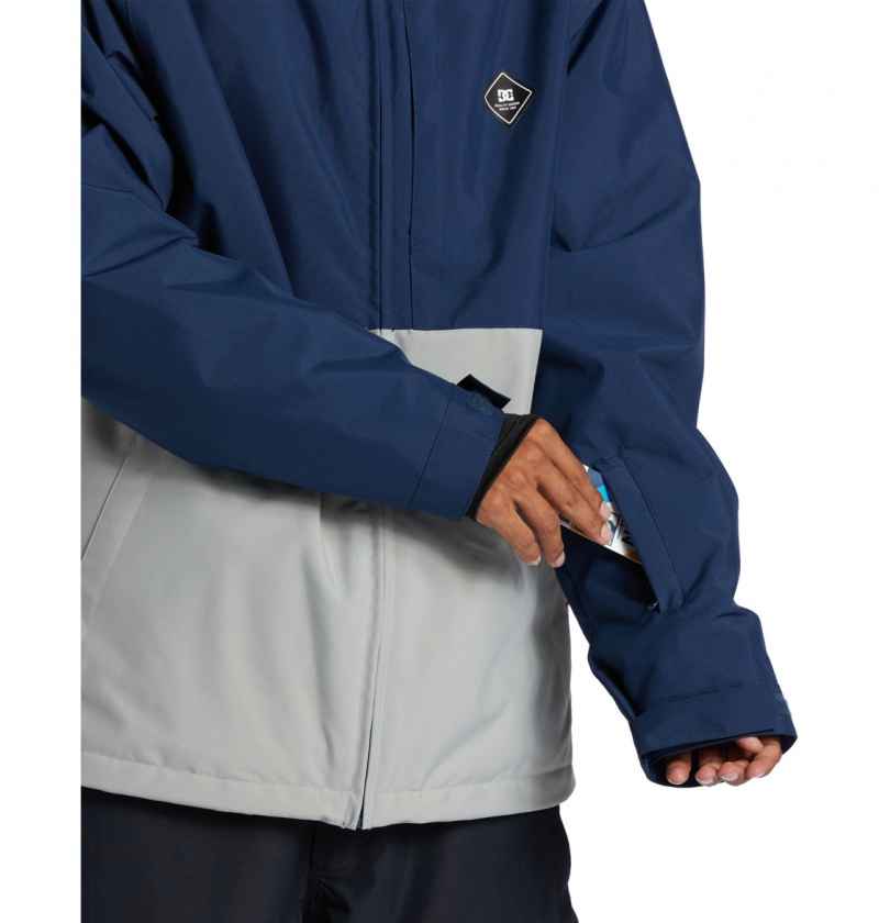 DC Shoes Basis - Technical Snow Jacket Dress Blues | 03975WTCL